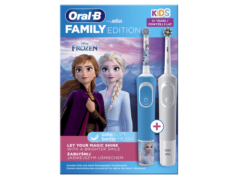 Oral-B Vitality Pro D103 + Kids D100 Családi fogkefecsomag