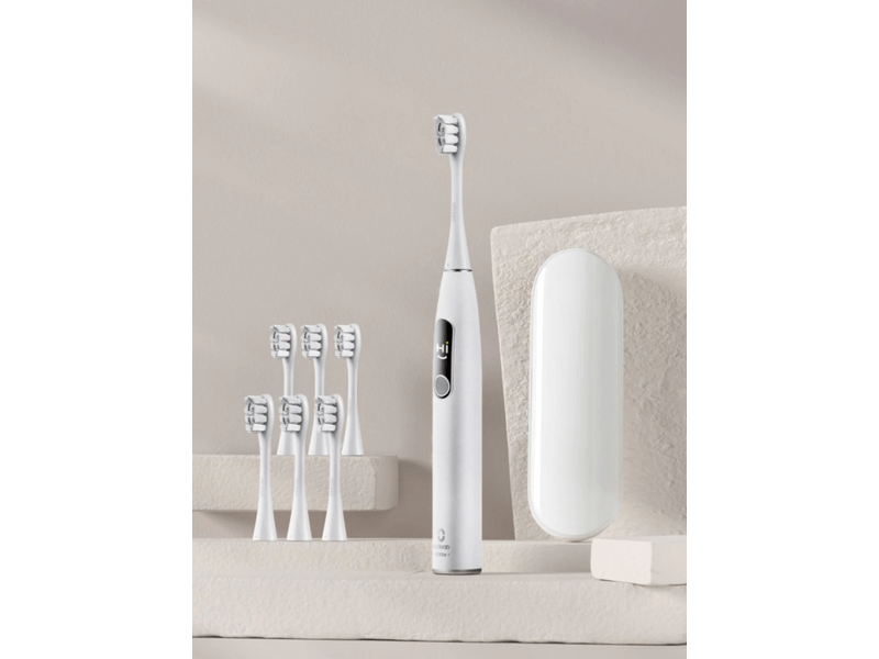 Oclean X Pro Elite Premium Elektromos fogkefe szett, fehér