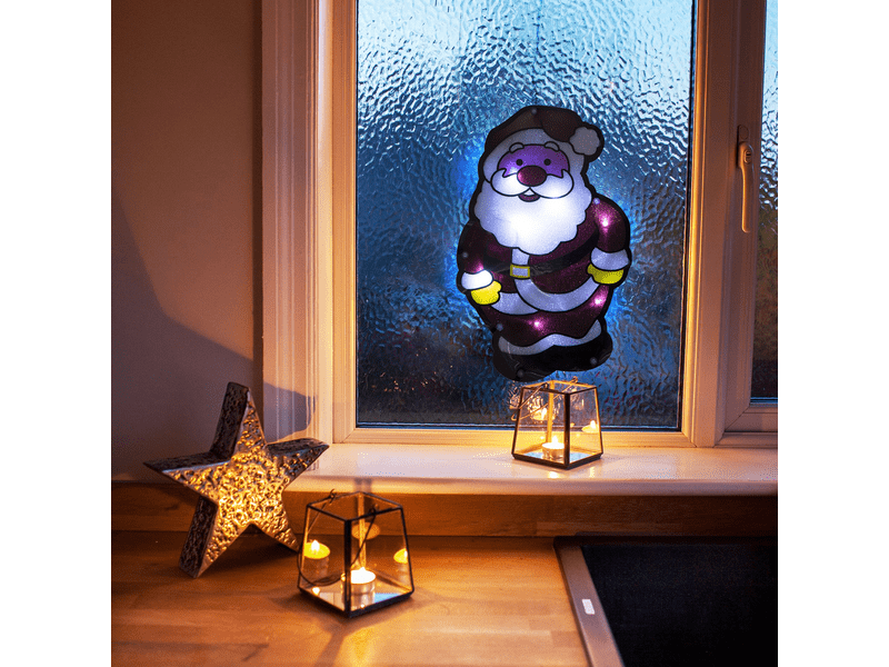 Family 56530E LED-es ablakdekor - mikulás