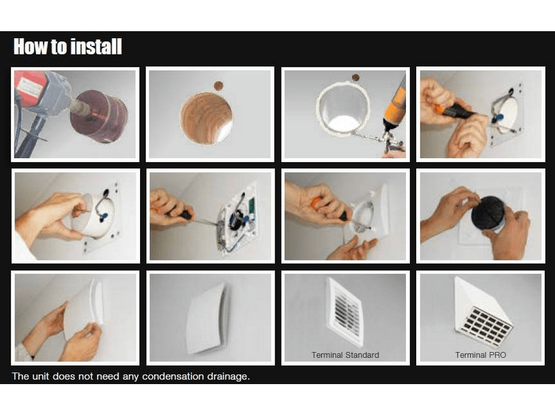 Aerauliqa Quantum HR-150 egyhelyiséges hővisszanyerős szellőztető