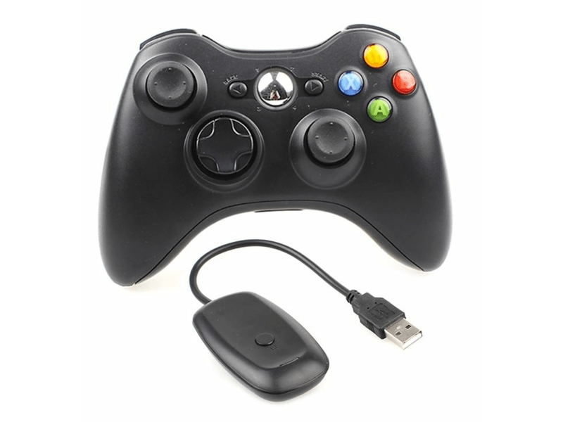 Vez.nélk. kontroller+adapter Xbox360/PC