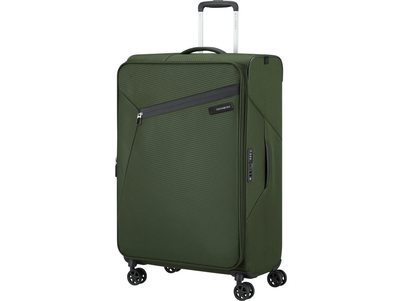 Samsonite Litebeam Spinner Bővíthető bőrönd, 77 cm, sötétzöld (146854-9199)