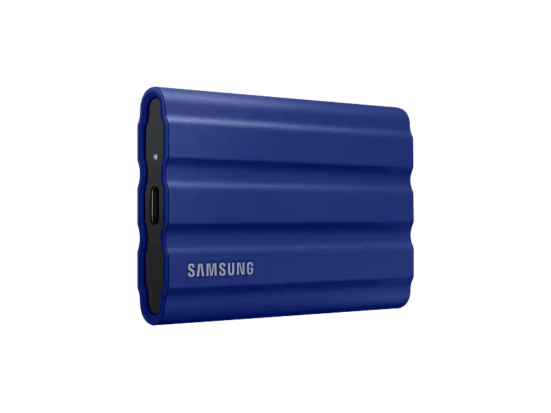 Samsung MU-PE2T0R T7 Shield Hordozható SSD, 2TB, kék