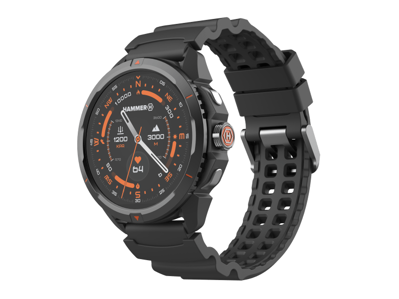 HAMMER Watch 2 pametni sat, crno/narančasti