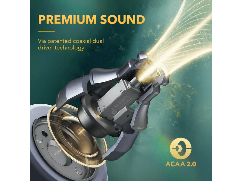 Anker Soundcore Liberty 3 Pro Bluetooth fülhallgató, lila (A3952GQ1)