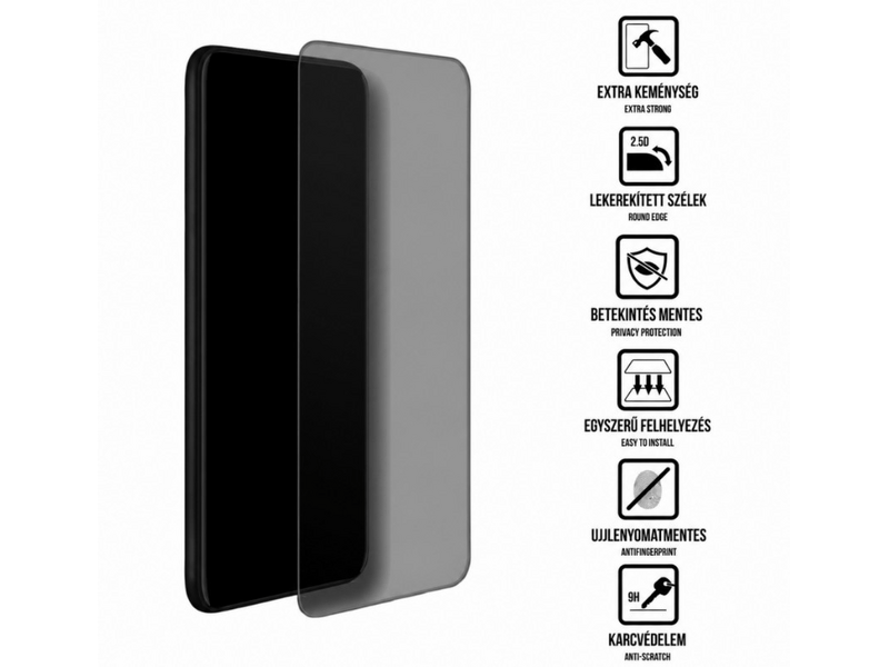 Cellect iPhone 18 Pro Max betekintésmentes üvegfólia (LCD-IPH18PM-PRIVACY)