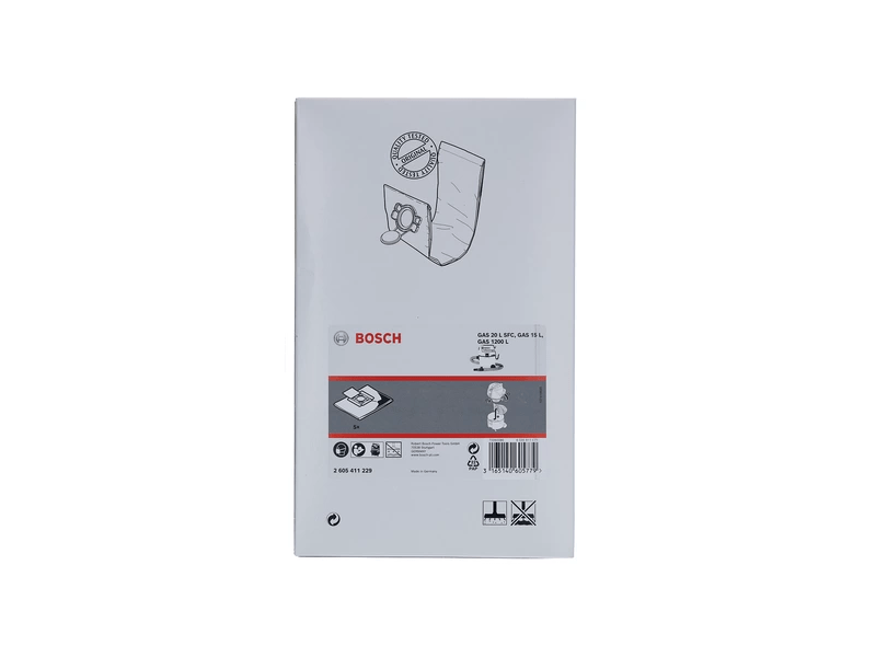 Bosch Filc porzsák GAS 15 L-hez, 5 db (2605411229)