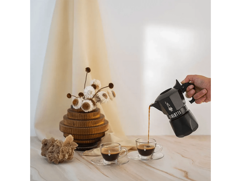 Bialetti Brikka Noir Exclusive Kotyogós kávéfőző, fekete (9071)