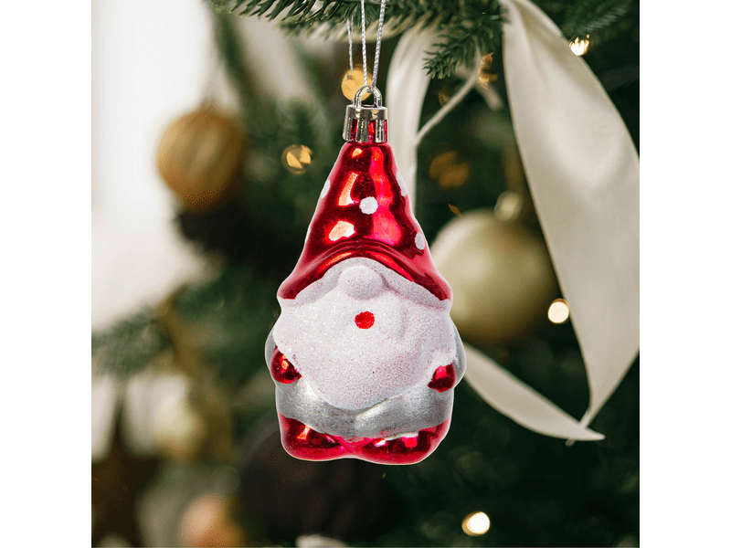 Family 58551 Karácsonyfadísz, glitteres mikulás