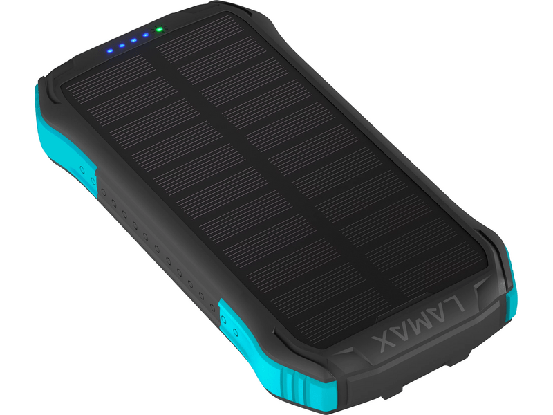 LAMAX Journey 12000mAh Napelemes powerbank