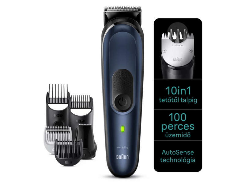 Braun MGK 7410 Multifunkcionalni set za uklanjanje dlačica s tijela za muškarce