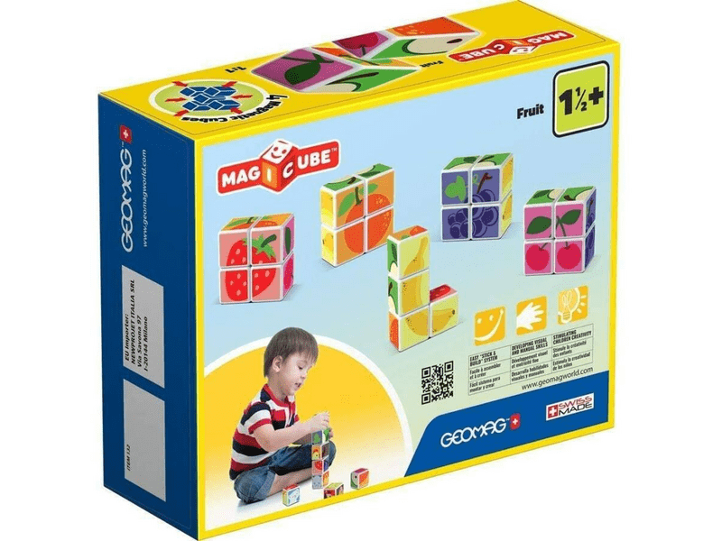 Geomag Magicube Gyümölcsök mágneses építőkocka (20GMG00131)