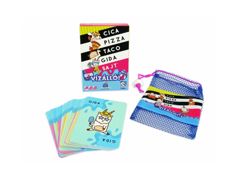 Vízálló cica, pizza, taco, gida, sajt (BLU34870)