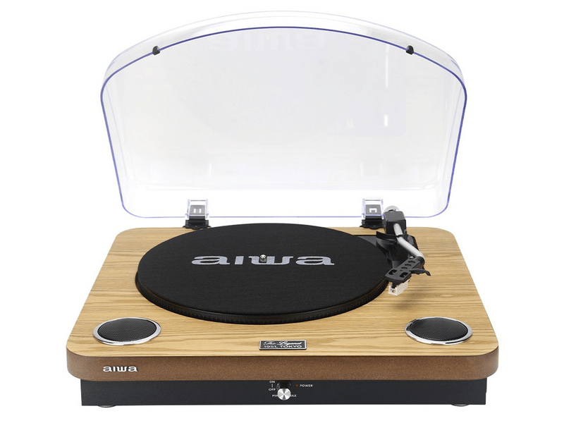 Aiwa LPS-25WD Lemezjátszó, fa