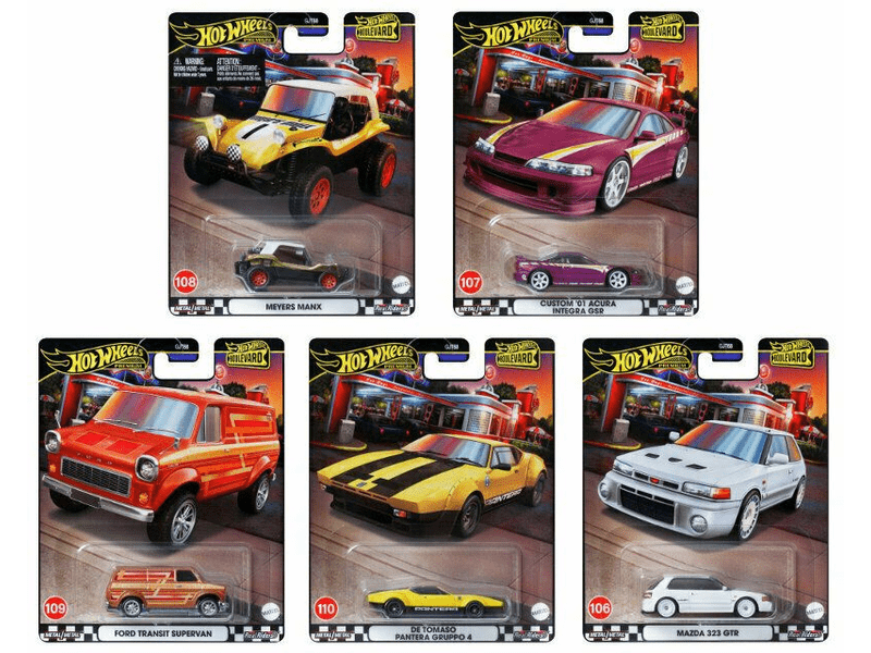 Hot Wheels Boulevard kisautók, többféle (GJT68)