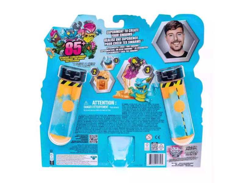 Mr. Beast: Lab Swarms Nagy Szörnylabor, 2. széria - 12 db-os (24748)