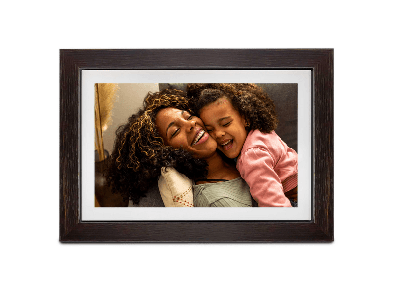 Sencor SDF 1093 WiFi digitális képkeret, kávé