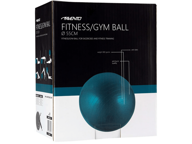 Avento ABS Gym Ball gimnasztika labda, 55 cm, kék (26665)