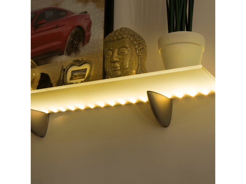 LED szalag melegfehér 1 m  3 x AA elemes