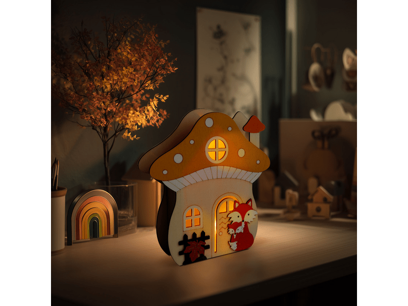 Family 59012B Világító gombaház rókával