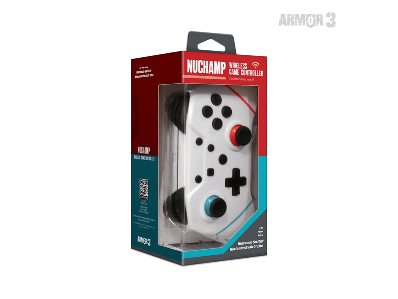 Armor3 NuChamp Nintendo Switch Vezeték nélküli kontroller, fehér (M07467-WH)