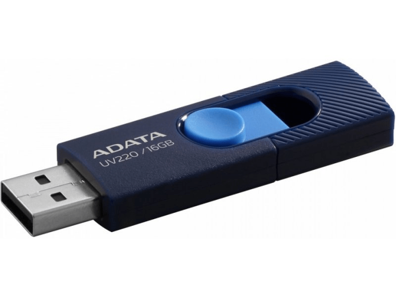 Adata UV220 16GB USB Flash Drive, Sötétkék-Kék (AUV220-16G-RBLNV)