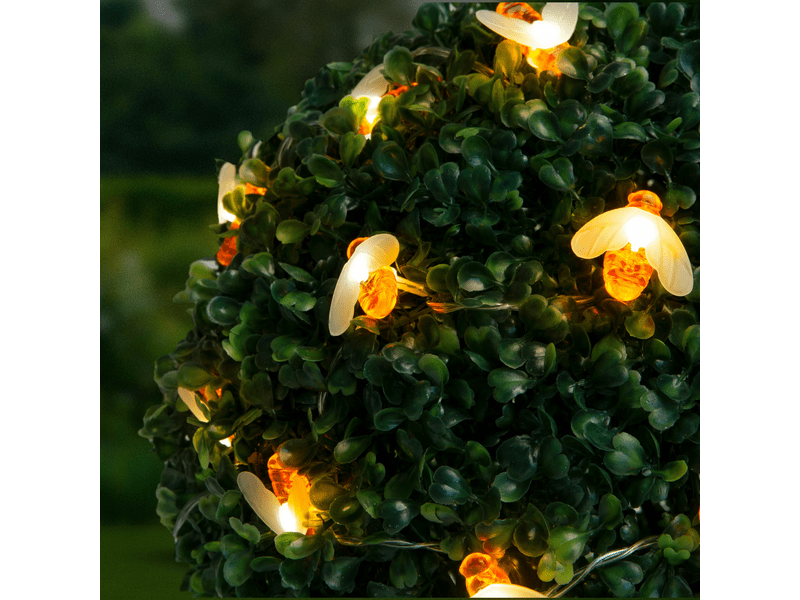 Garden of Eden 58220 Szolár LED fényfüzér, méhecske, 2,3 m