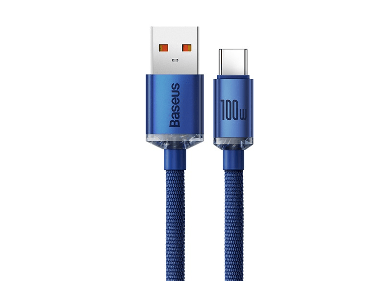 Baseus Crystal Shine USB-A – USB-C kábel, 2 m (CAJY000503)
