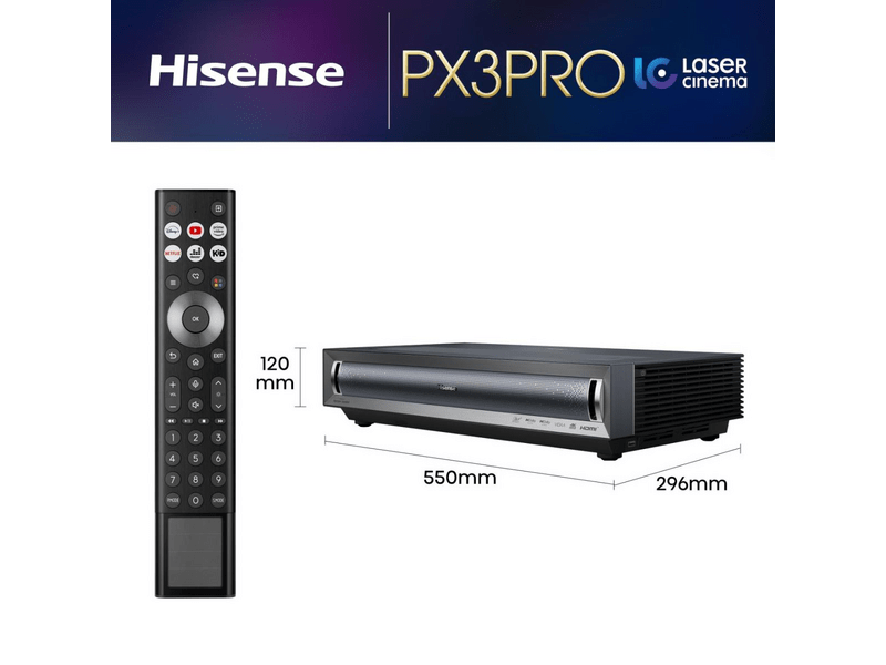Hisense PX3-PRO Smart Laser Cinema 4K Projektor