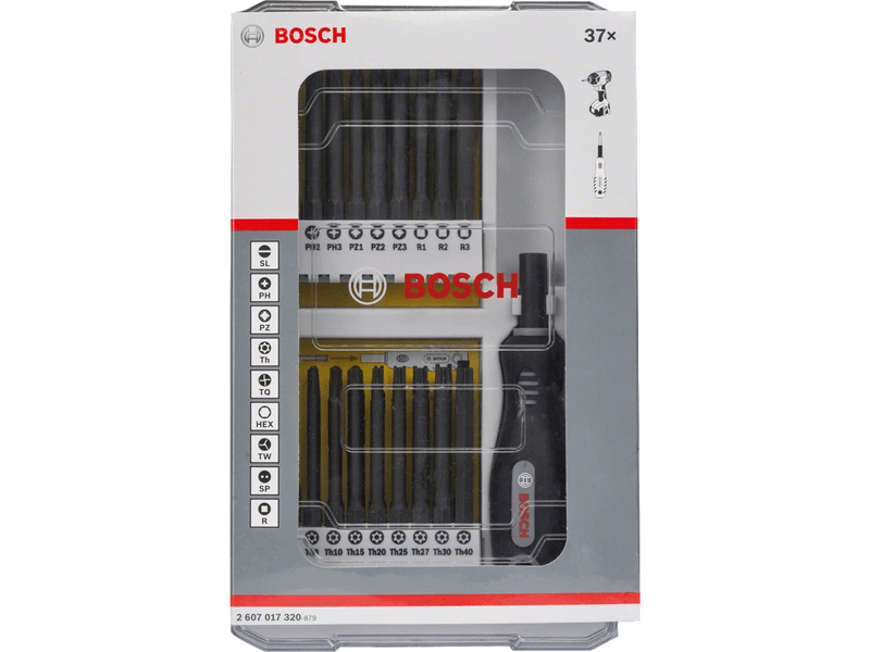 Bosch Extra Hard Csavarbit készlet fogantyúval, 37 db (2607017320)