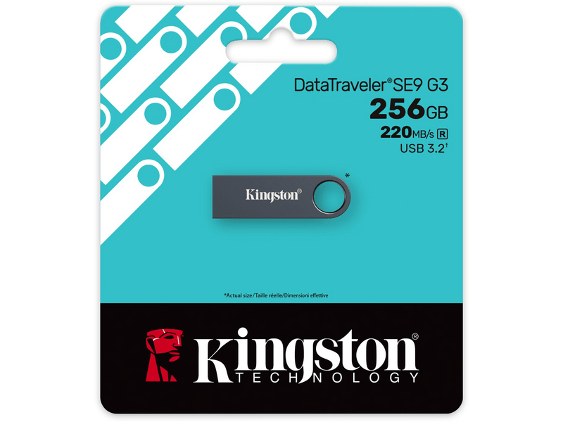 Kingston DataTraveler SE9 G3 Pendrive, 256 GB (KE-U2X256-1AC)