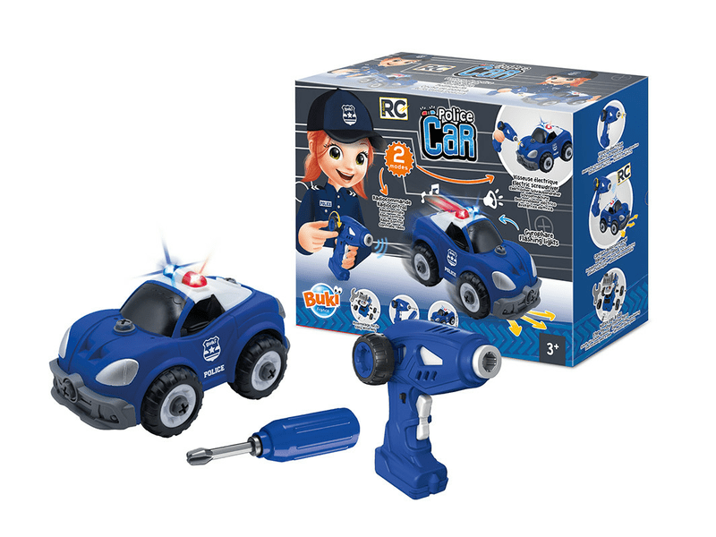 Buki Távirányítós összeszerelhető rendőrautó (9023)