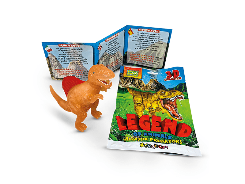 Meglepetéstasak 1db - dinó