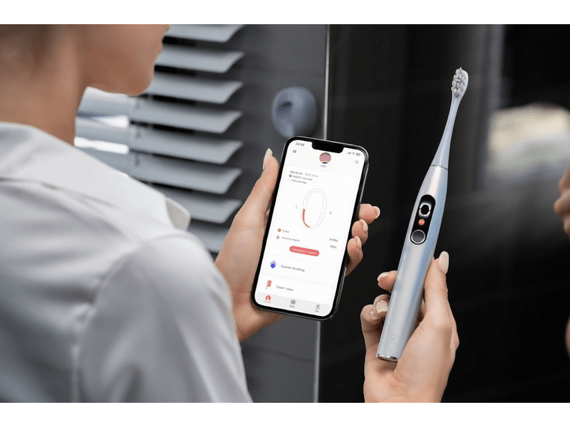 Oclean X Pro Digital Elektromos fogkefe, ezüst