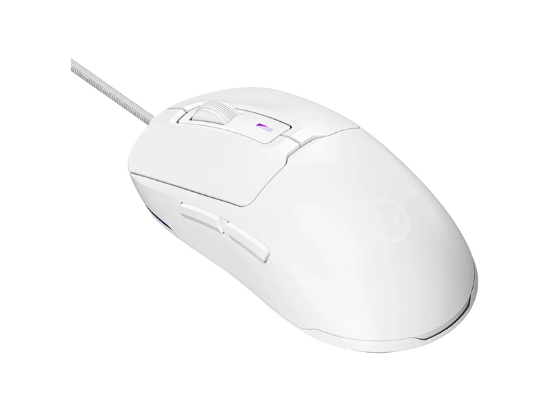 Lorgar MSA10 Vezetékes gamer egér, fehér (LRG-MSA10-WH)