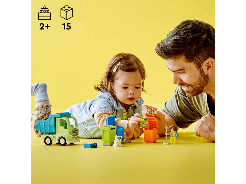 LEGO® DUPLO® Városi kalandok Szelektív kukásautó (10987)