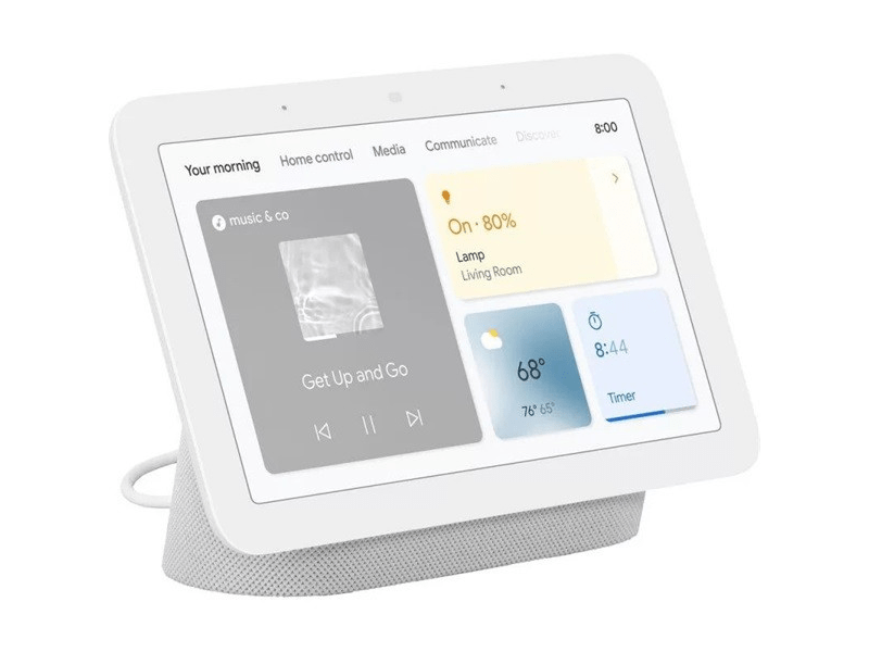 Google Nest HUB 2 Okosotthon központ, fehér