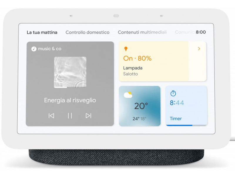 Google Nest HUB 2 Okosotthon központ, fekete