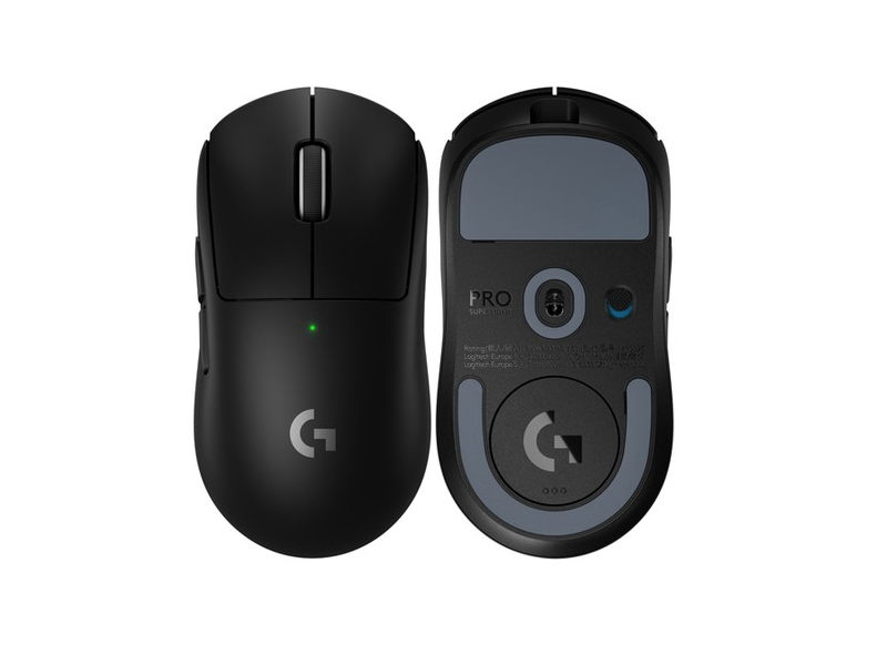 Logitech Pro X Superlight 2c Gamer egér, fekete (910-007531)