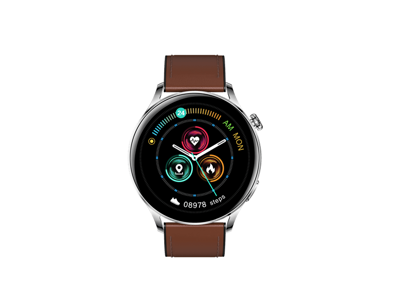 Garett Men Elegance RT Okosóra, világosbarna, bőr szíj