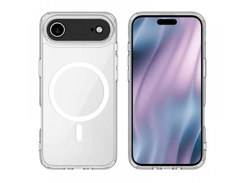 Cellect iPhone Air TPU+PC mágneses szilikon tok, átlátszó (CEL-MAG-IPH17A-TP)
