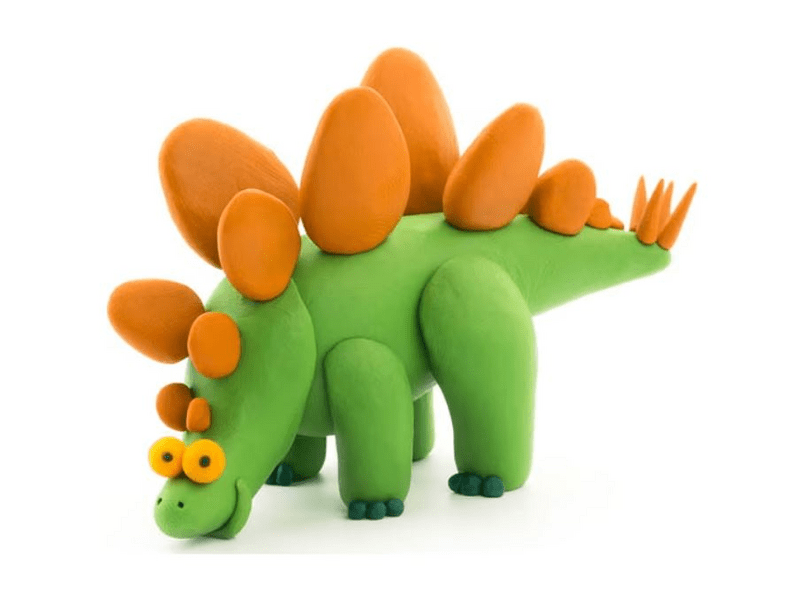 Hey Clay 1-es gyurma szett - Stegosaurus (MD002HR)