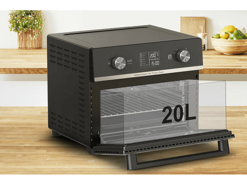 Multifunkciós airfryer,fekete