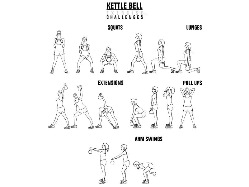 Avento kettlebell, 10 kg (21723)