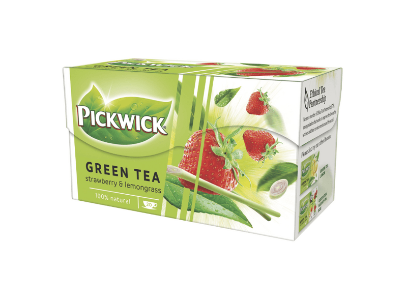 Pickwick Eper-Citromfű zöld tea, 20 db