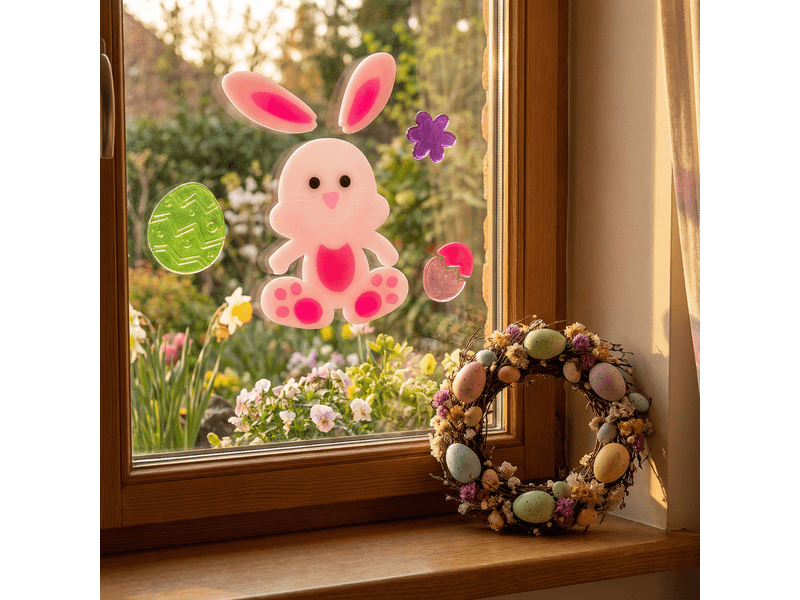 Family 57948B Húsvéti gélmatrica, nyuszis