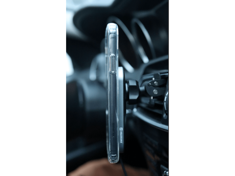 Swissten Clear Jelly MagStick iPhone 12 /12 Pro Tok, átlátszó (33001704)