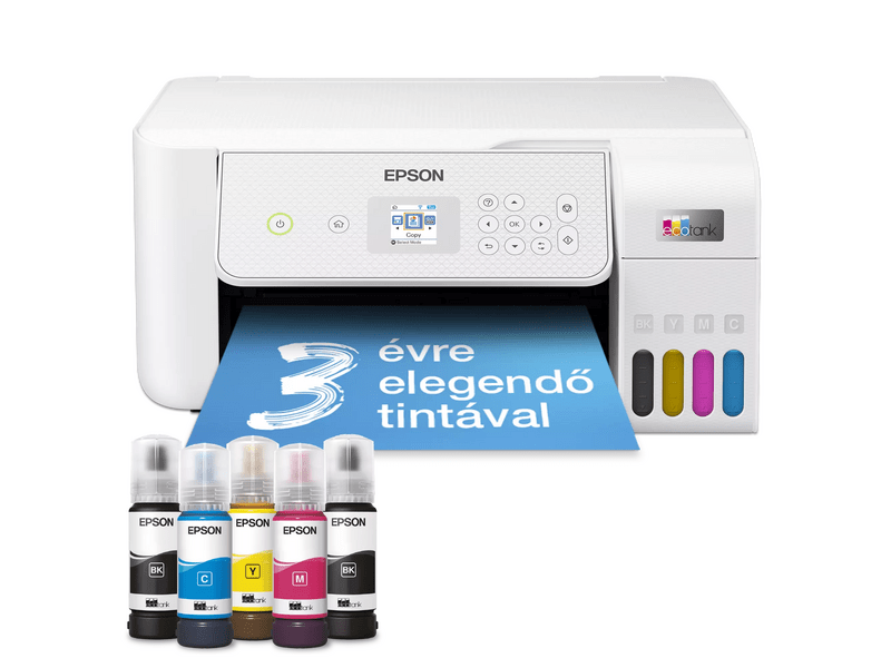 Epson L3286 színes MFP, WiFi, 8100/6500 oldal tintával