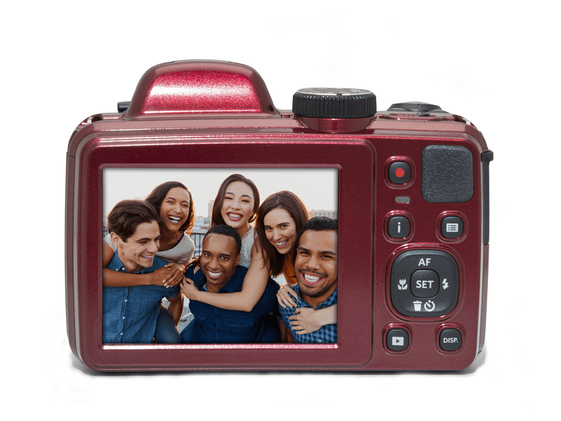 Kodak PixPro AZ405 digitális fényképezőgép, piros