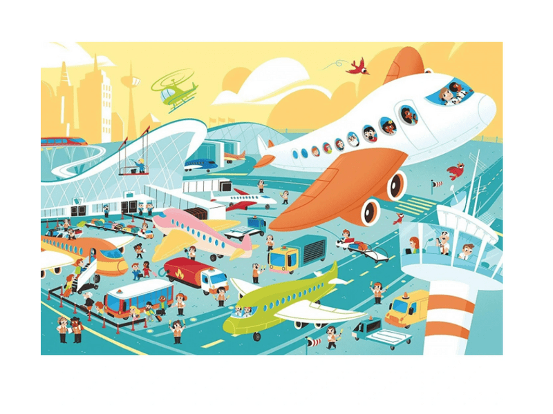 Clementoni Reptér Maxi puzzle, 60 db (26447)